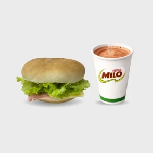 Sandwich Aliado Extra + Vaso Milo Pequeño
