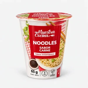 Fideos Noodles Carne