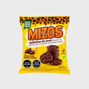 Galleta Mizos Arroz Chocolate Naranja